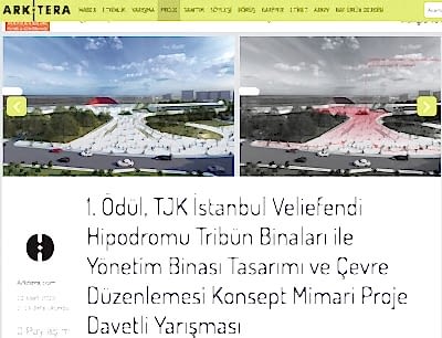 https://www.arkitera.com/proje/1-odul-tjk-istanbul-veliefendi-hipodromu-tribun-binalari-ile-yonetim-binasi-tasarimi-ve-cevre-duzenlemesi-konsept-mimari-proje-davetli-yarismasi/